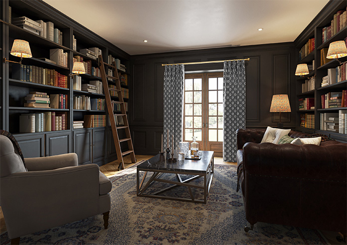 Huaraz Velvet, Midnight - Made to Measure Curtains - Image 8